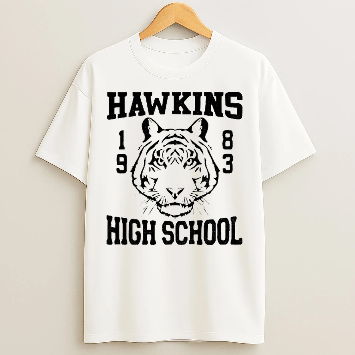 Classic Hawkins High School Tiger T Shirts