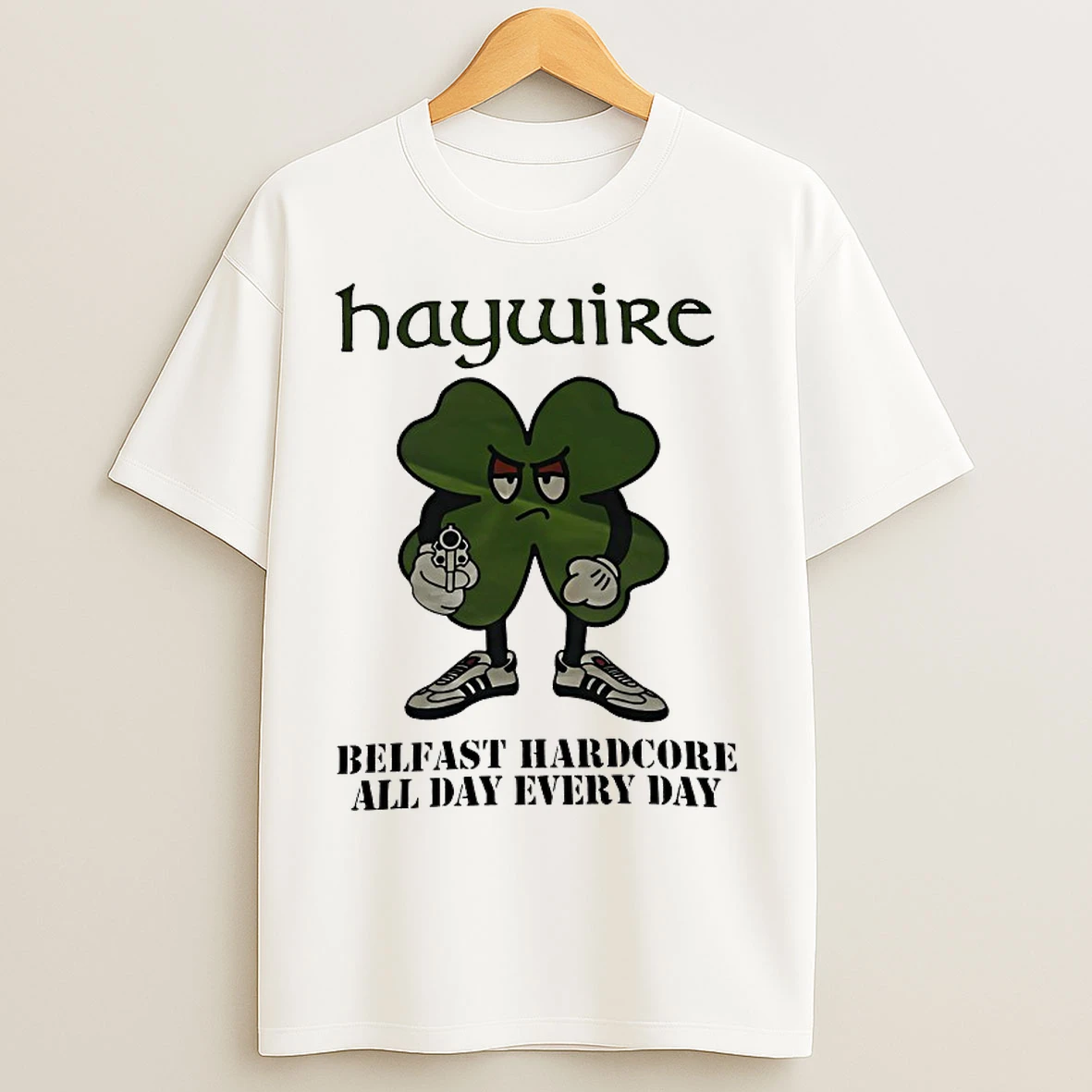 Classic Haywire Belfast Hardcore All Day Every Day T Shirts