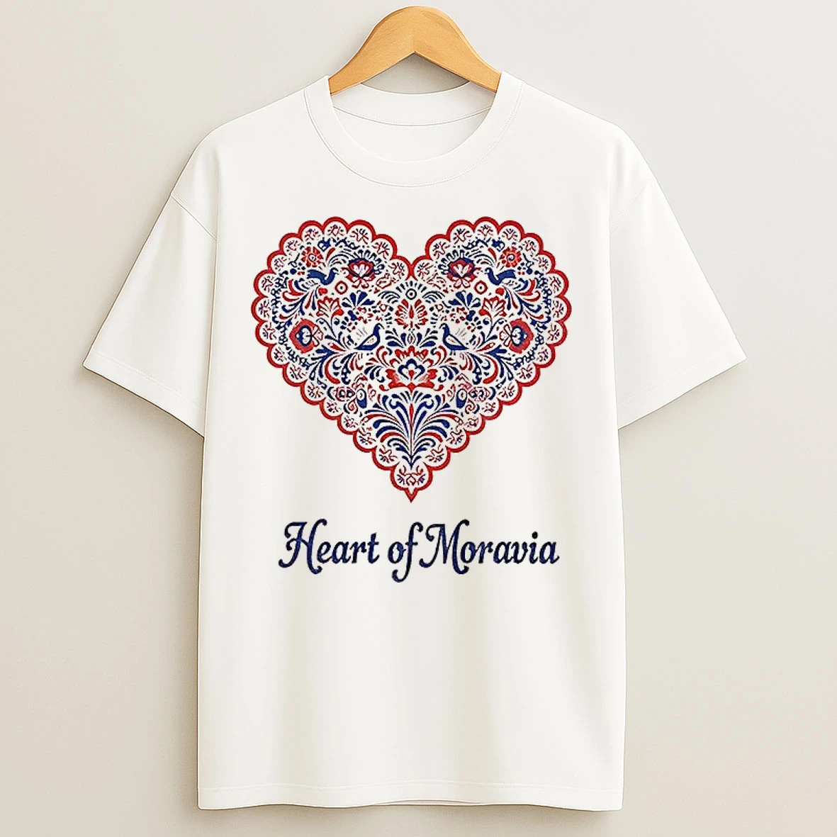 Classic Heart Of Moravia T Shirts