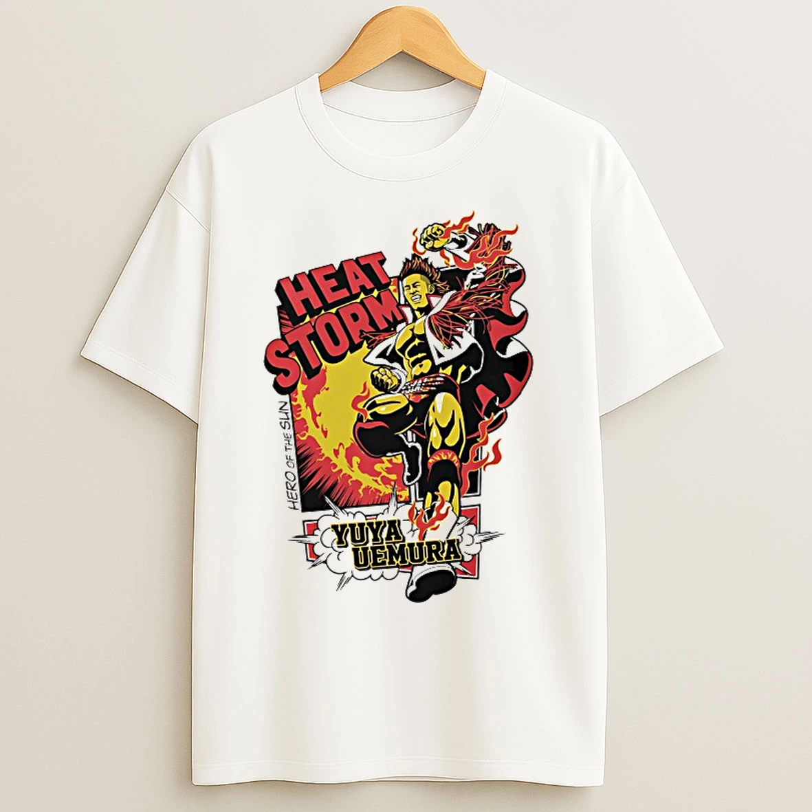 Classic Heat Storm Yuya Uemura Hero Of The Sun T Shirts