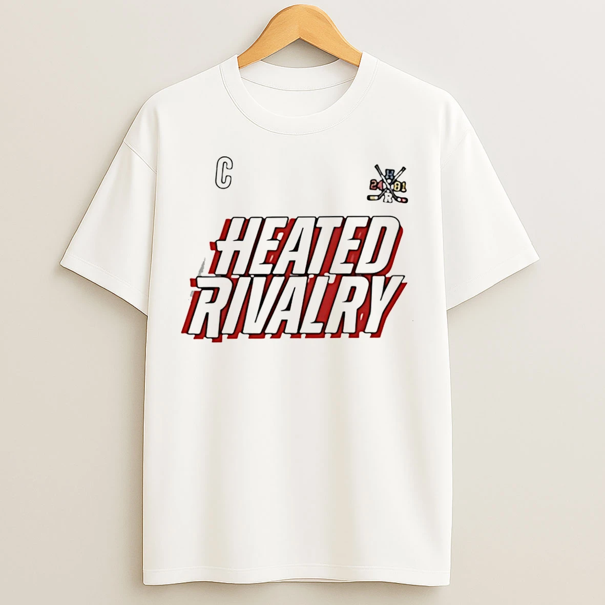 Classic Heated Rivalry Hockey Logo T Shirts