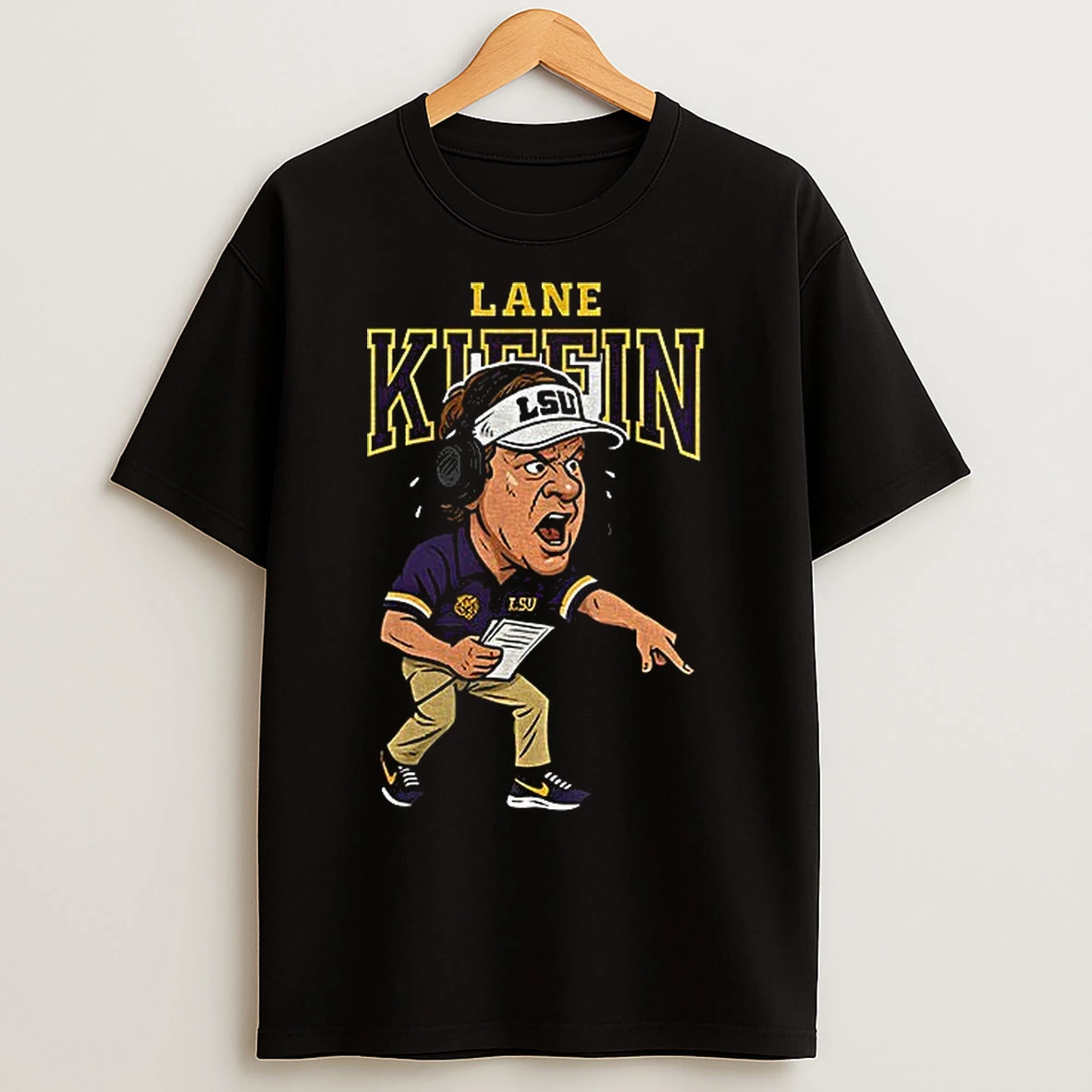 Classic Heaux Lane Kiffin Cartoon Lsu Tigers Football 2025 T Shirts