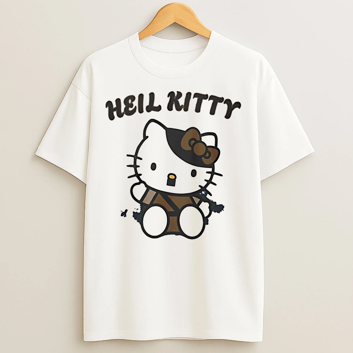 Classic Heil Kitty Hitler Hello Kitty T Shirts