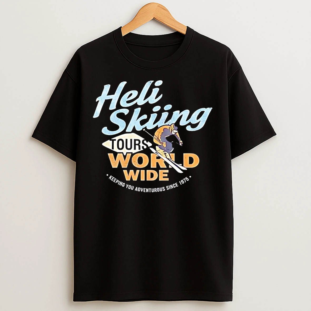 Classic Heli Skiing Tours World Wide 1975 T Shirts