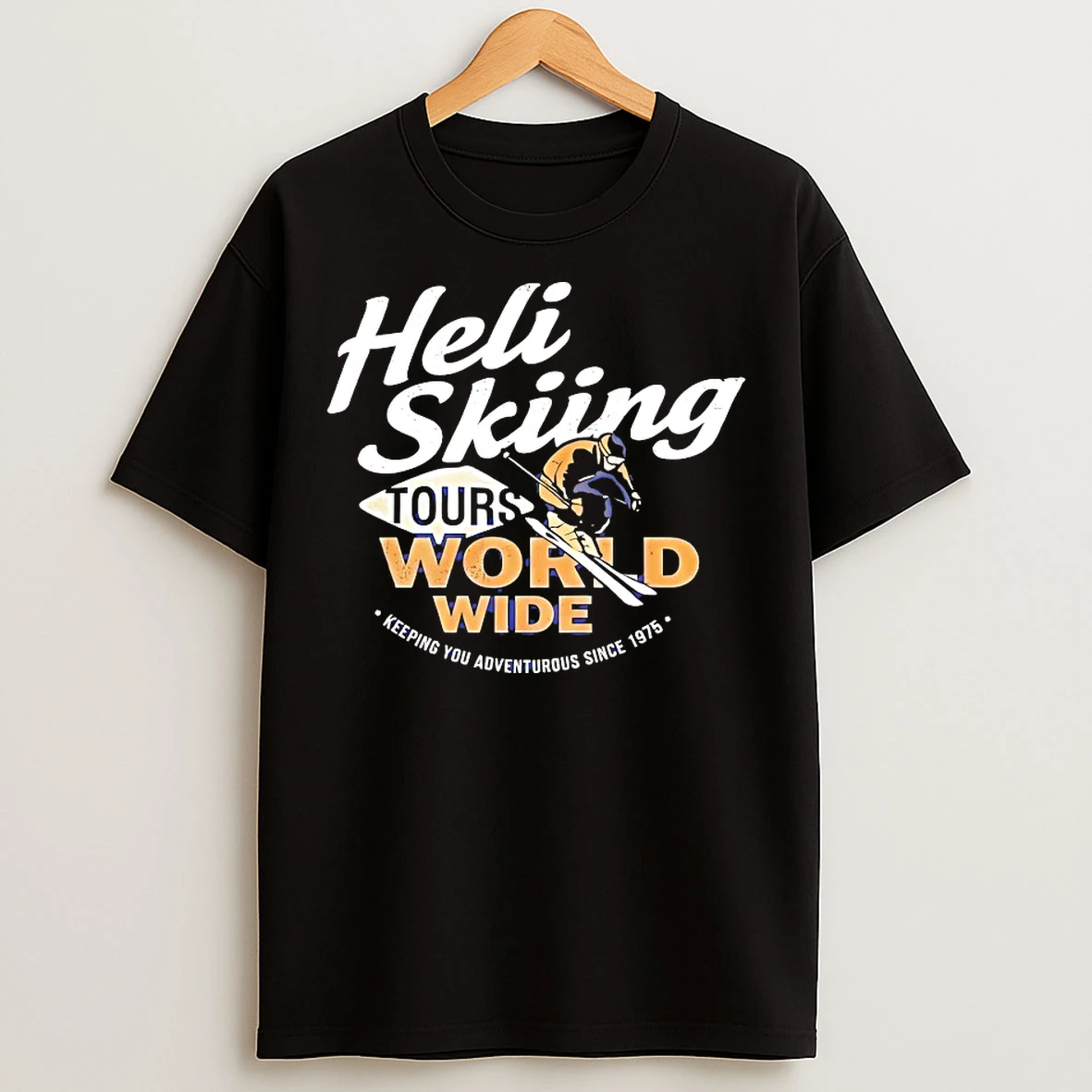 Classic Heli Skiing Tours World Wide T Shirts