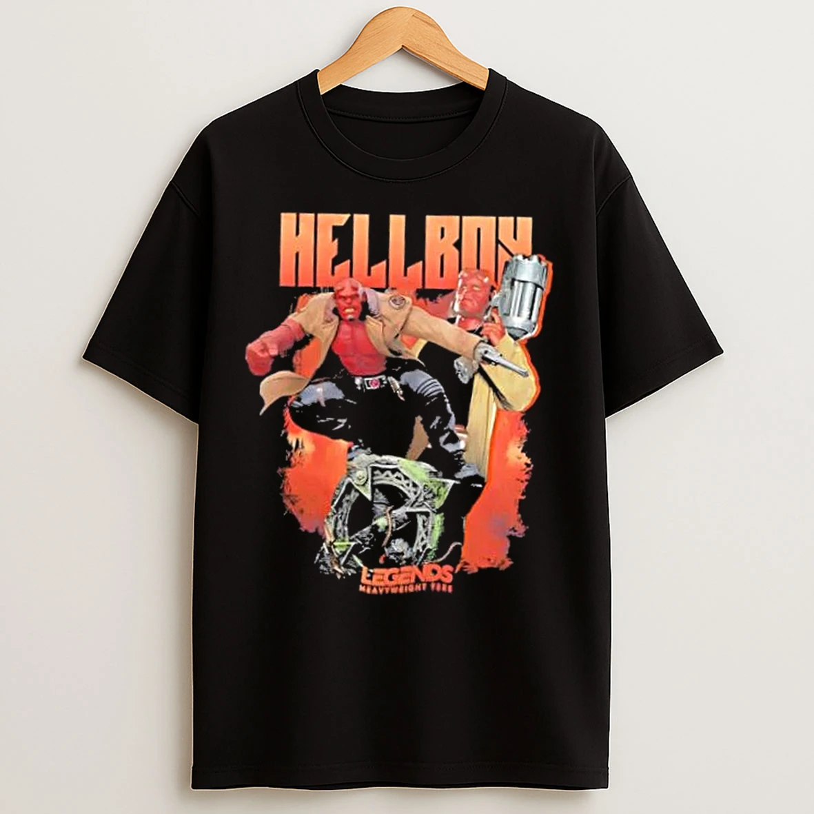 Classic Hellboy Movie Vintage Graphic T Shirts