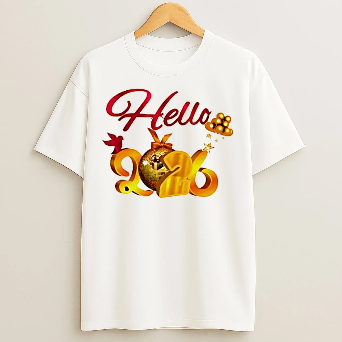 Classic Hello 2026 T Shirts