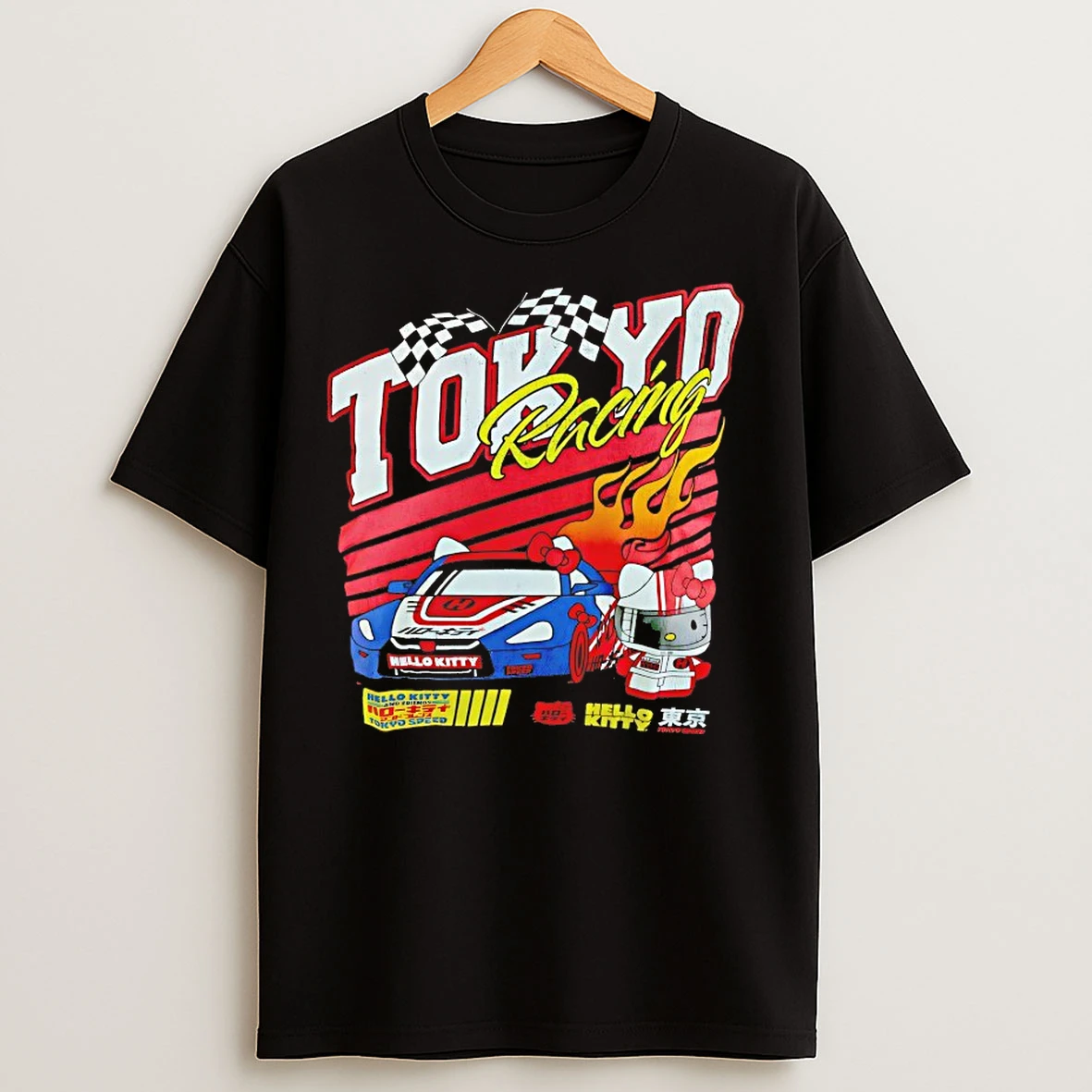 Classic Hello Kitty Tokyo Racing T Shirts