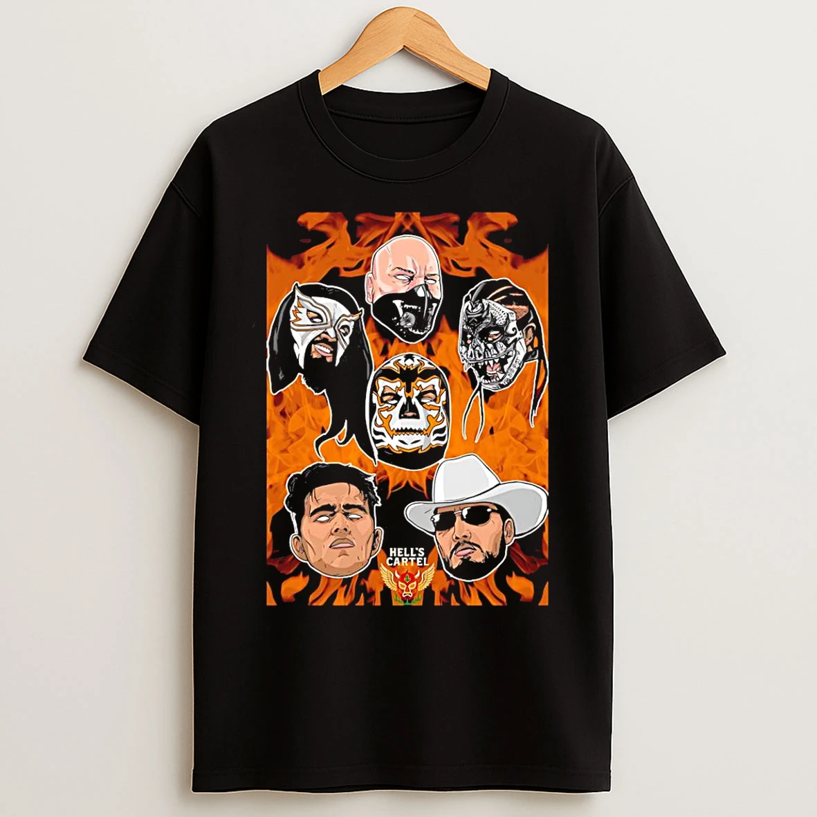 Classic Hells Cartel Big Head T Shirts