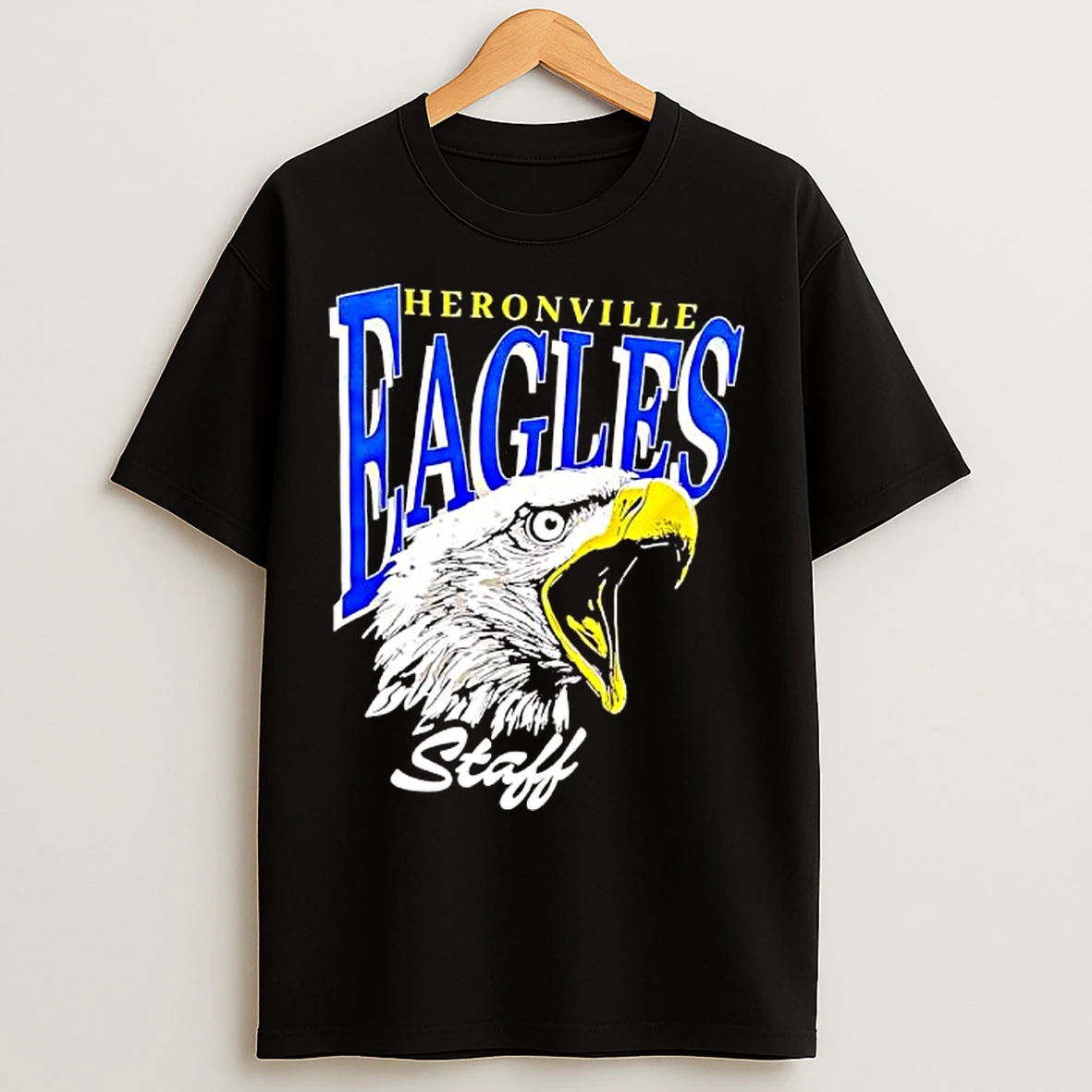 Classic Heronville Eagles Staff Eagle Graphic T Shirts