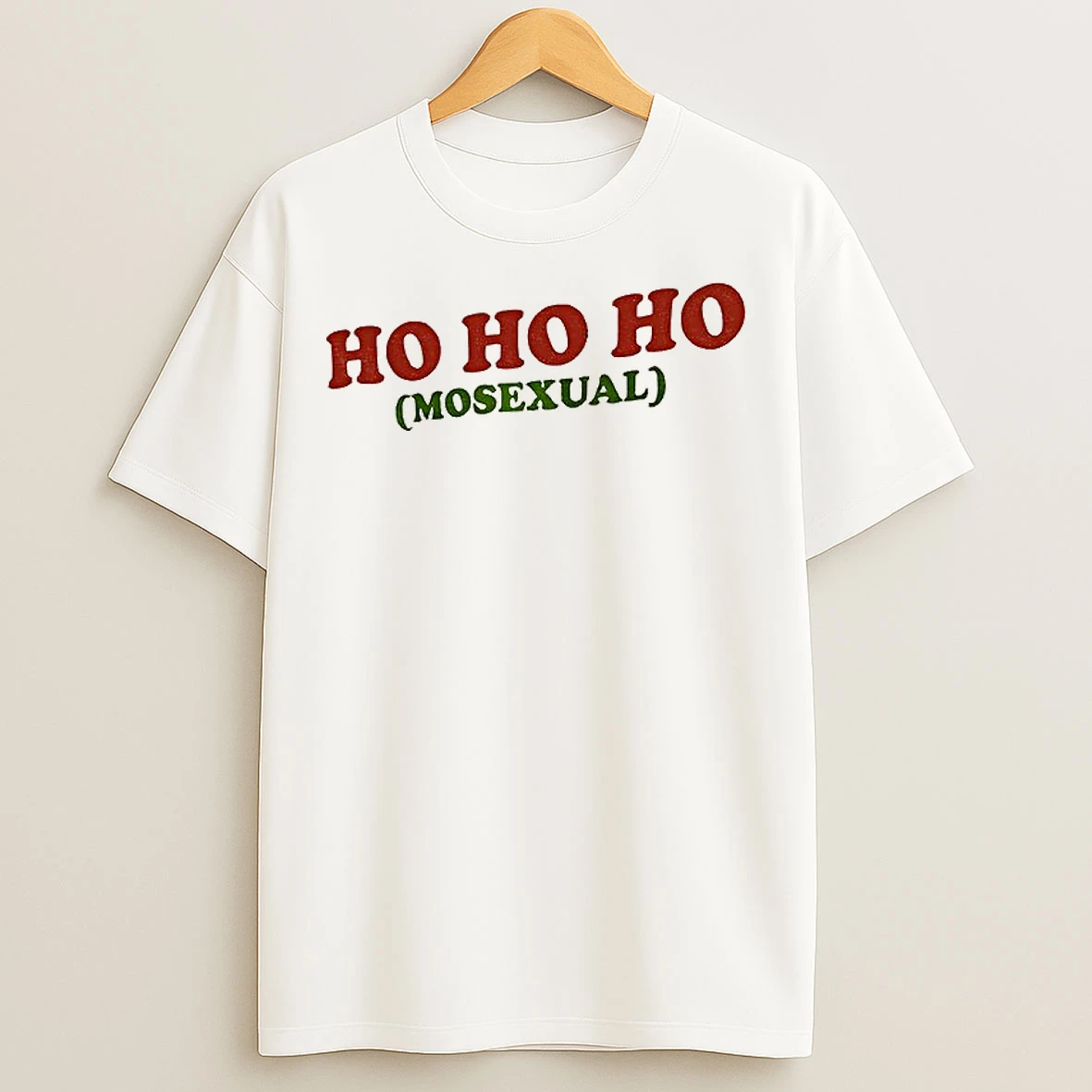 Classic Ho Ho Ho Mosexual Merry Christmas T Shirts