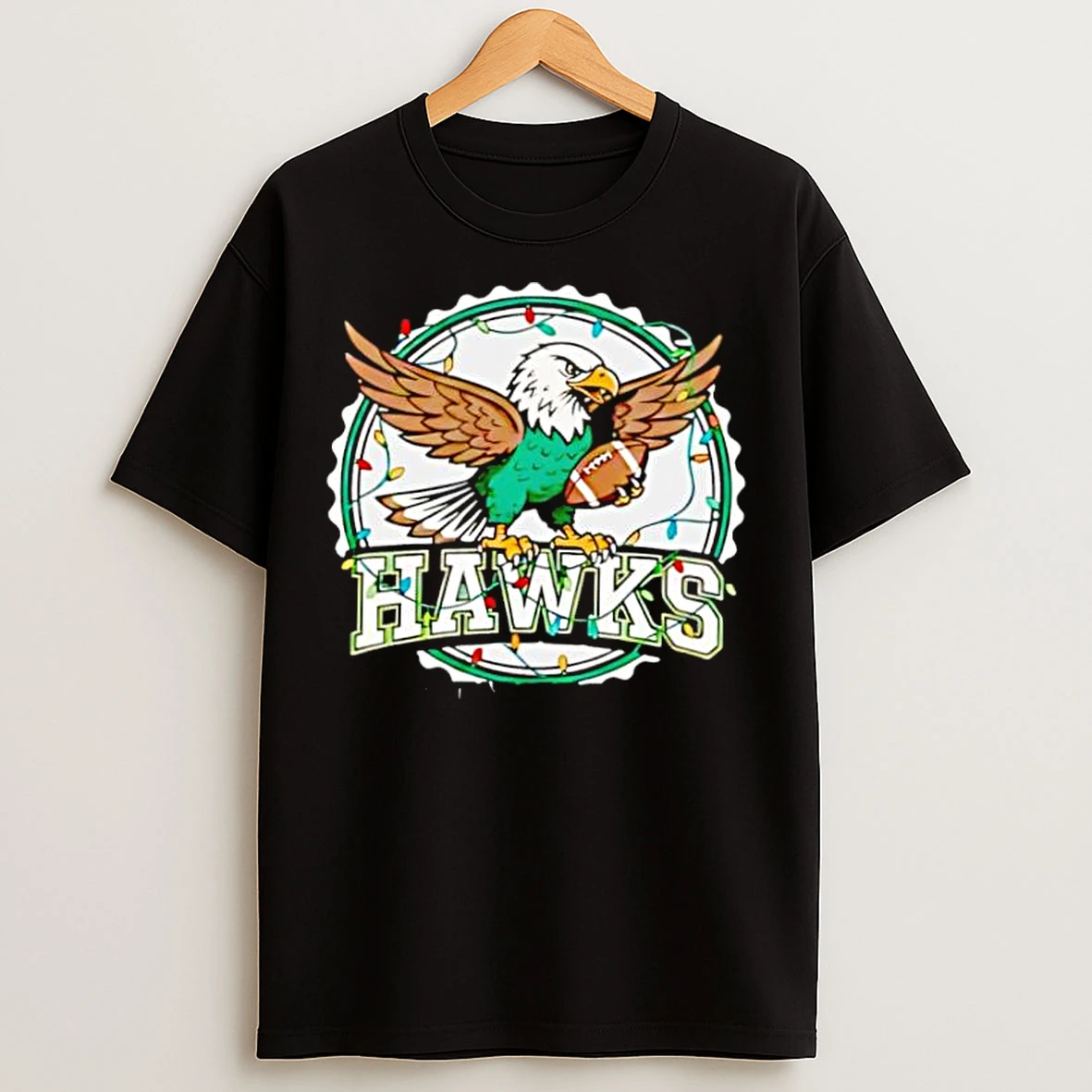 Classic Holiday Champions Hawks Lights T Shirts