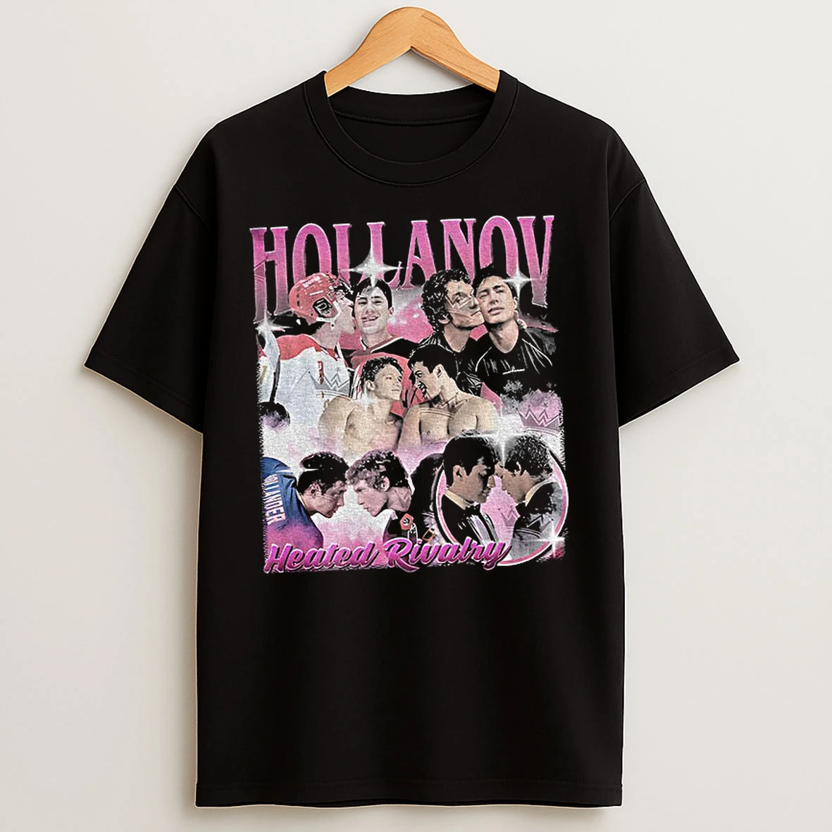 Classic Hollanov Heated Rivalry Hudson Williams Connor Storrie Graphic T Shirts
