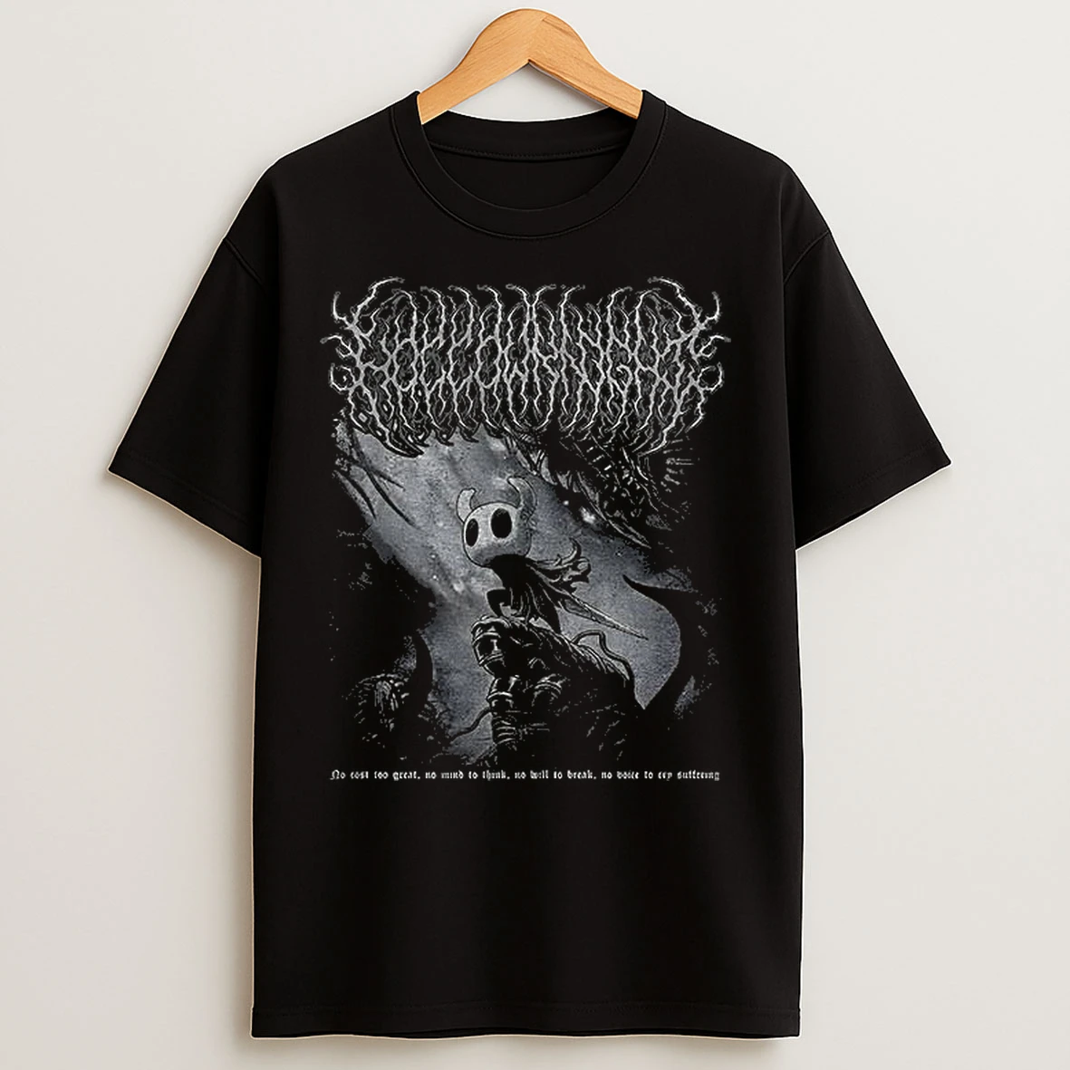 Classic Hollow Knight Metal No Cost To Great No Mind To Think T Shirts