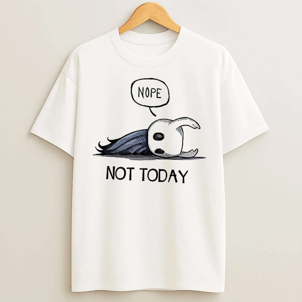 Classic Hollow Knight Nope Not Today T Shirts
