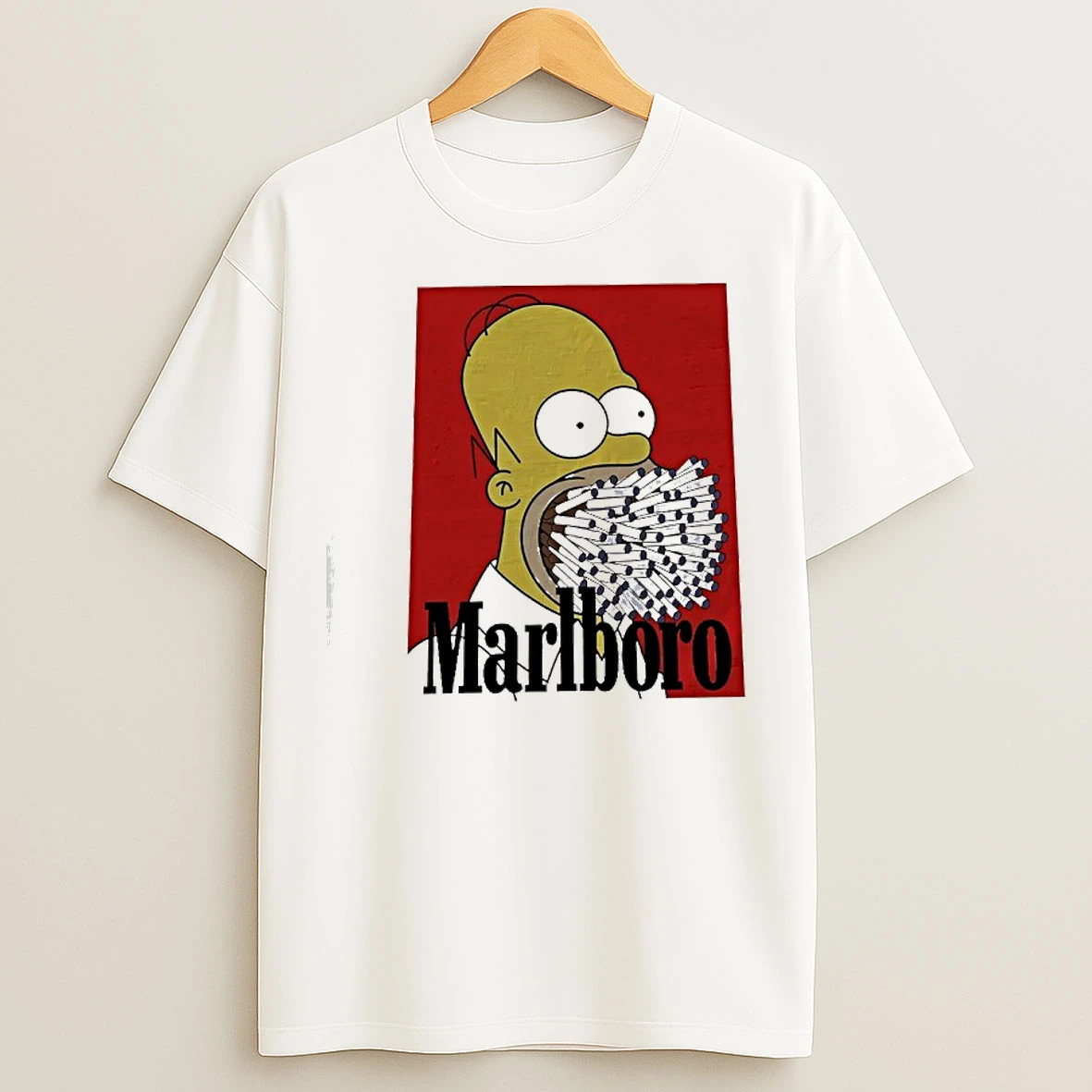 Classic Homer Simpson Marlboro T Shirts
