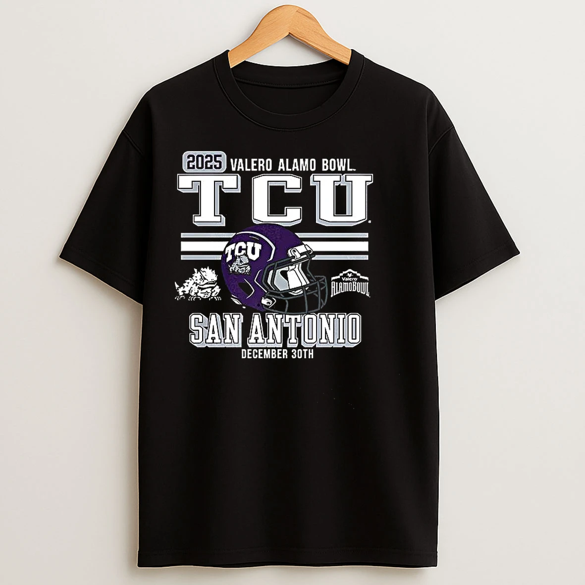 Classic Horned Frogs Football 2025 Alamo Bowl Bound T Shirts