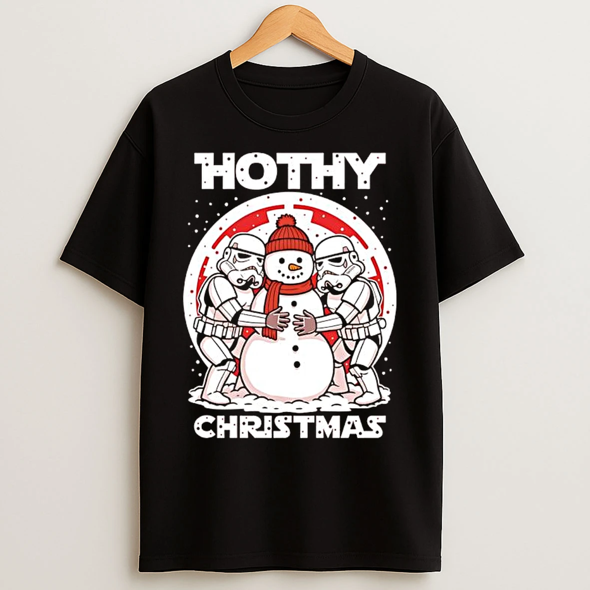 Classic Hothy Christmas Star Wars And Snowman T Shirts