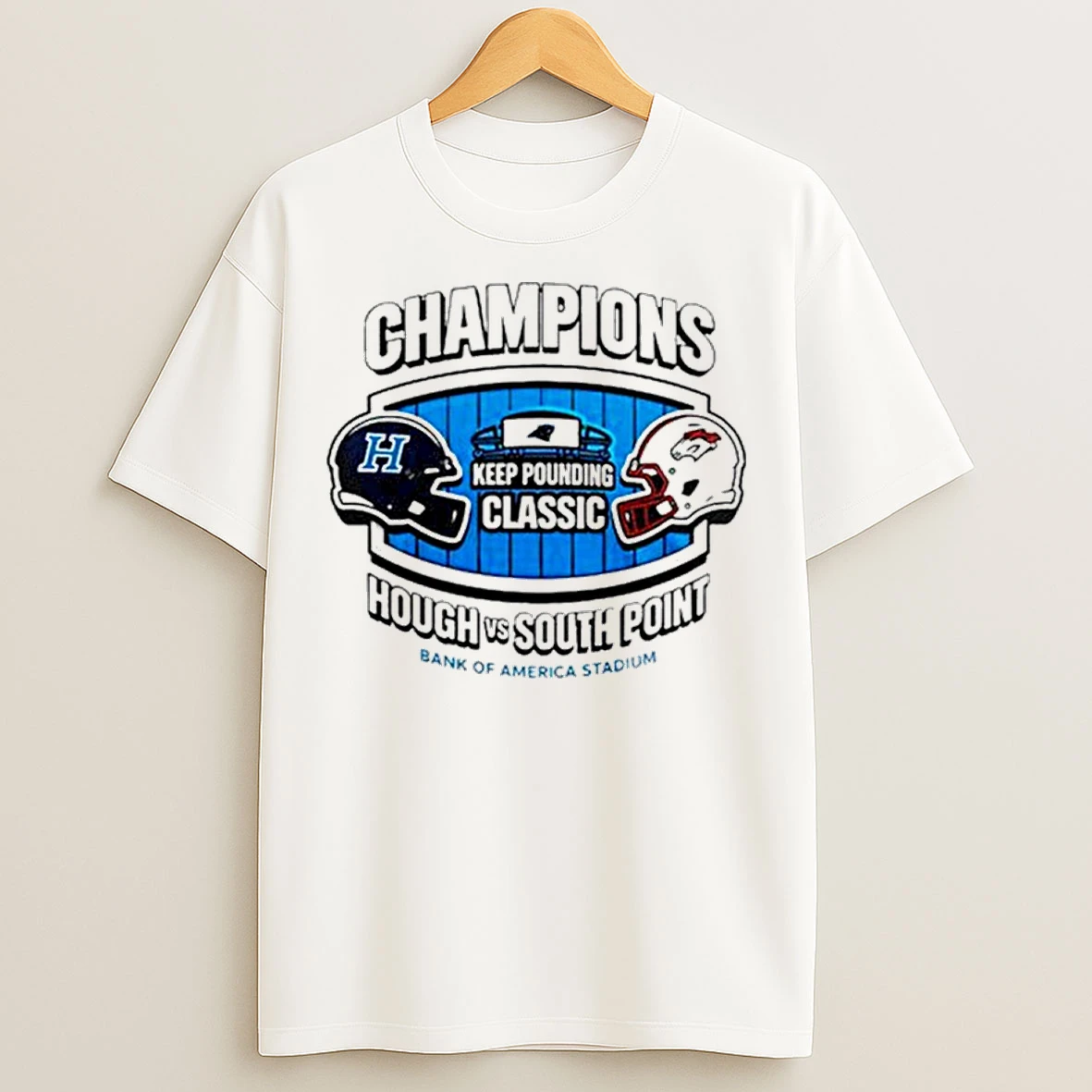 Classic Hough Huskies 8a State Champions 2025 Keep Pounding Classic T Shirts