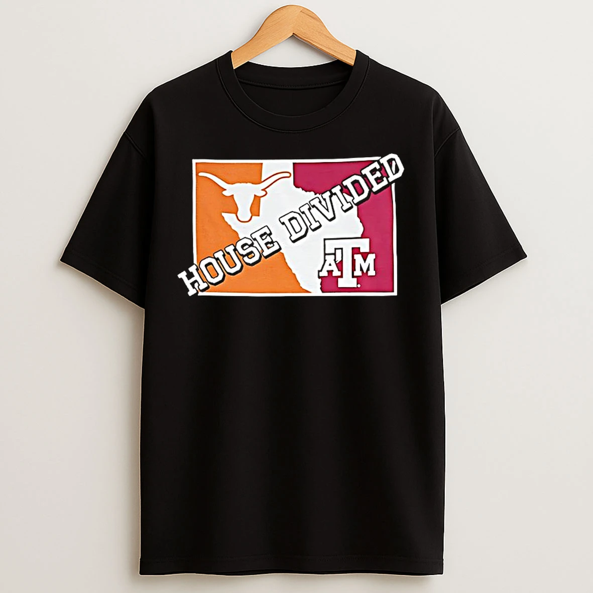 Classic House Divided Texas Longhorns Vs Texas Am Aggies T Shirts