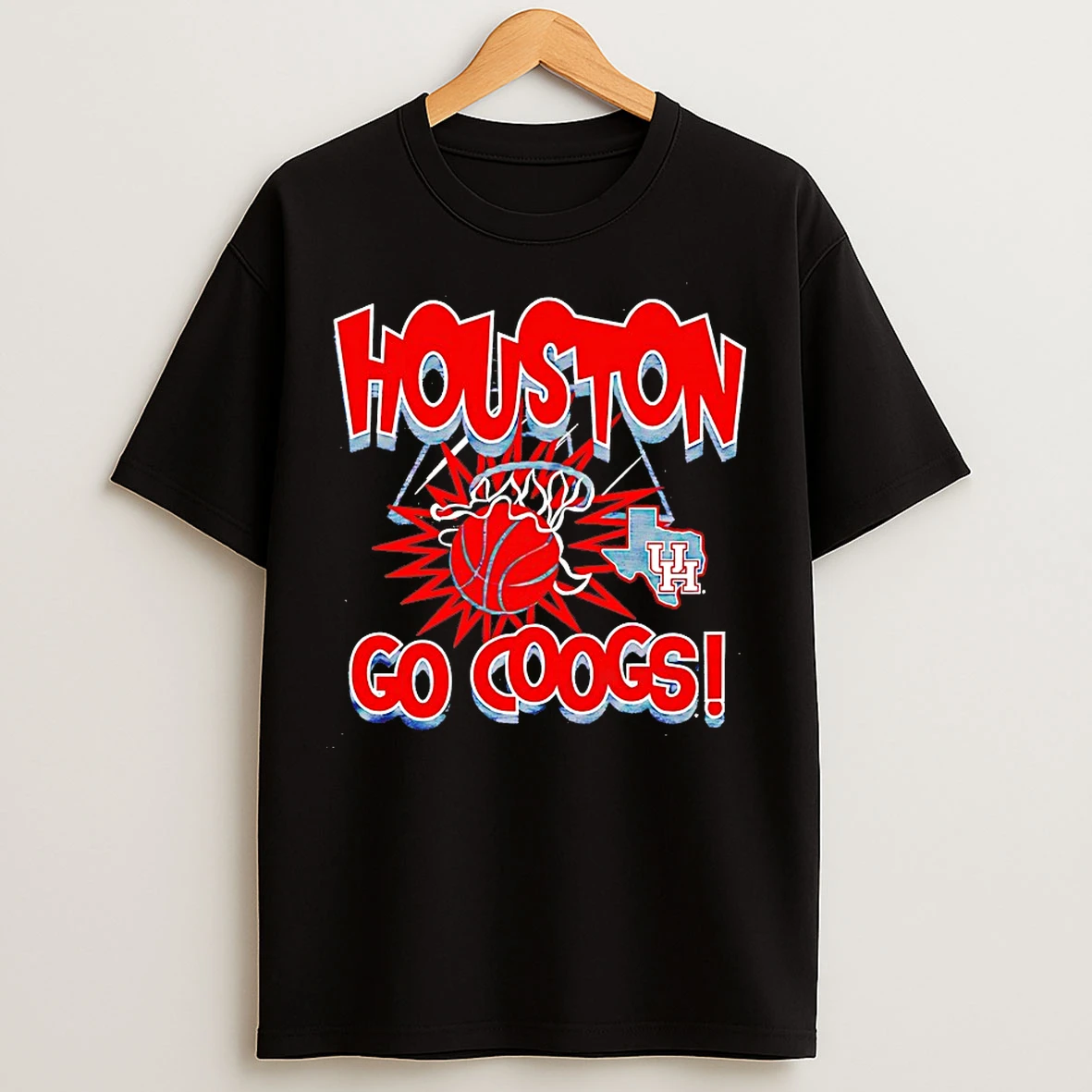 Classic Houston Cougars Basketball Go Coogs T Shirts