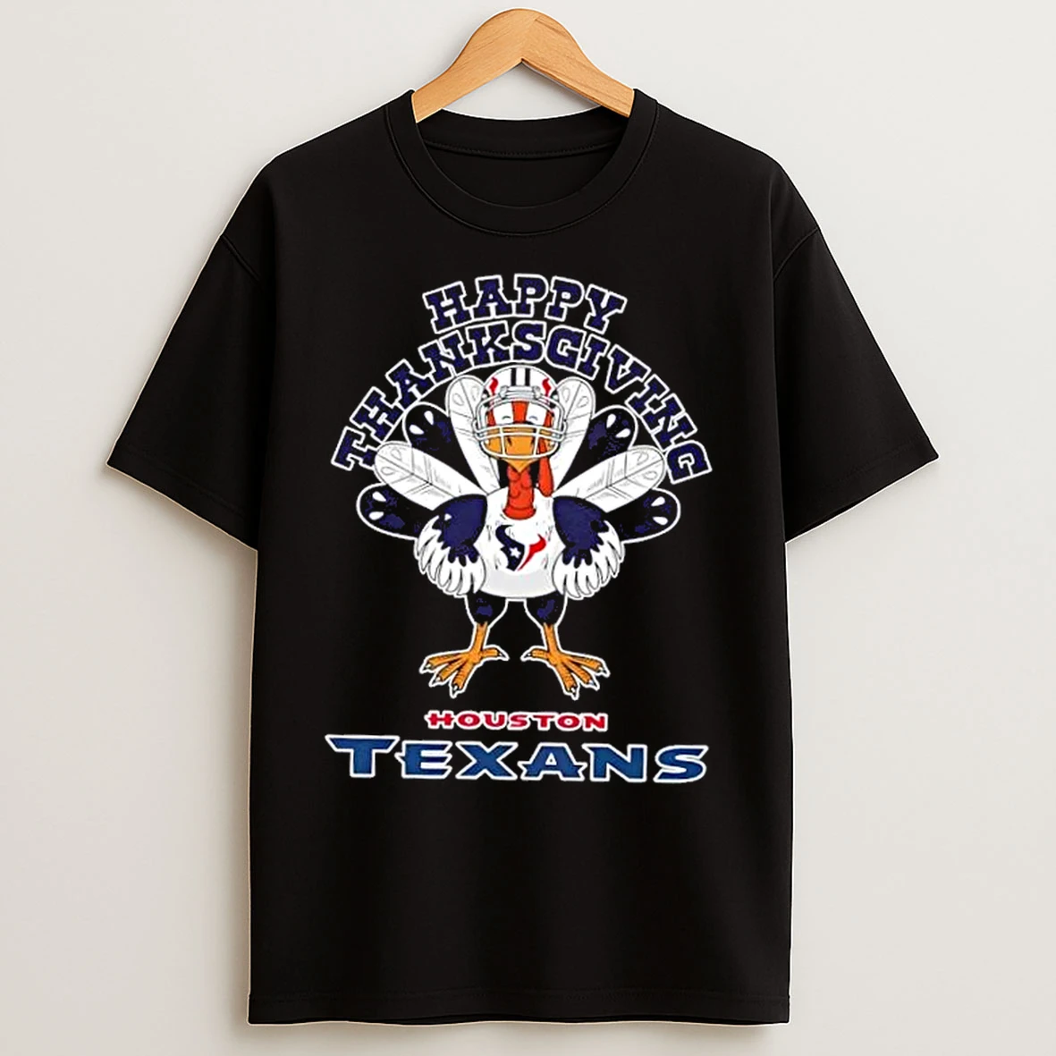 Classic Houston Texans Football X Turkey Happy Thanksgiving T Shirts