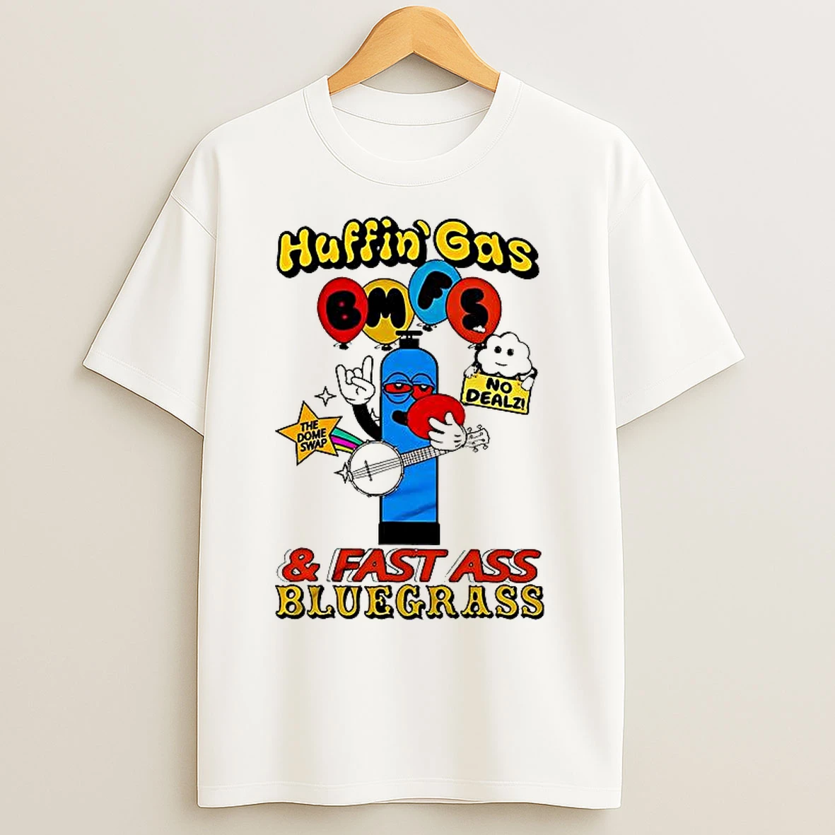 Classic Huffin Gas And Fast Ass Bluegrass T Shirts