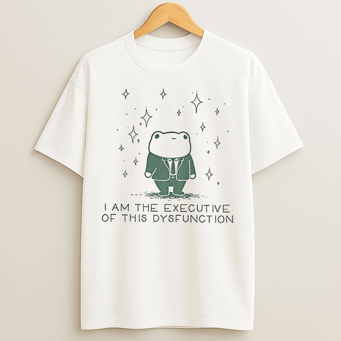 Classic I Am The Executive Of This Dysfunction Funny Frog T Shirts