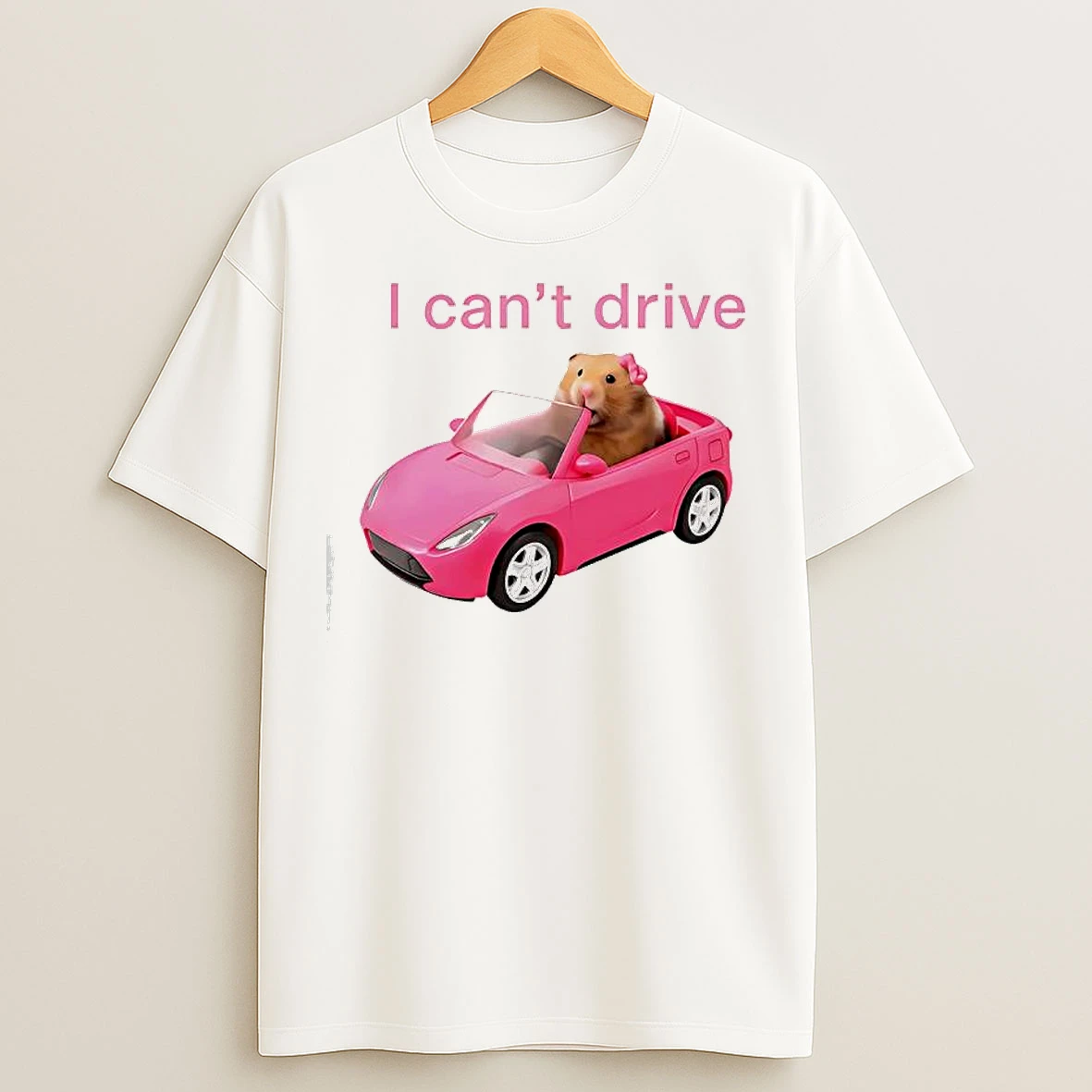 Classic I Cant Drive Funny Hamster Meme T Shirts