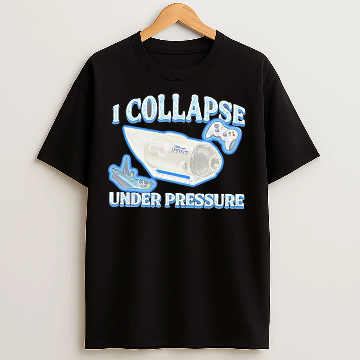 Classic I Collapse Under Pressure Games Stylish T Shirts