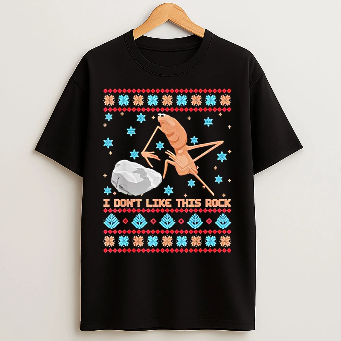 Classic I Dont Like This Rock Marcus The Worm Ugly Christmas T Shirts