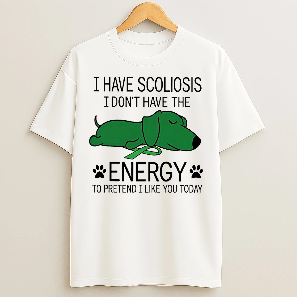 Classic I Have Scoliosis I Dont Have The Energy T Shirts