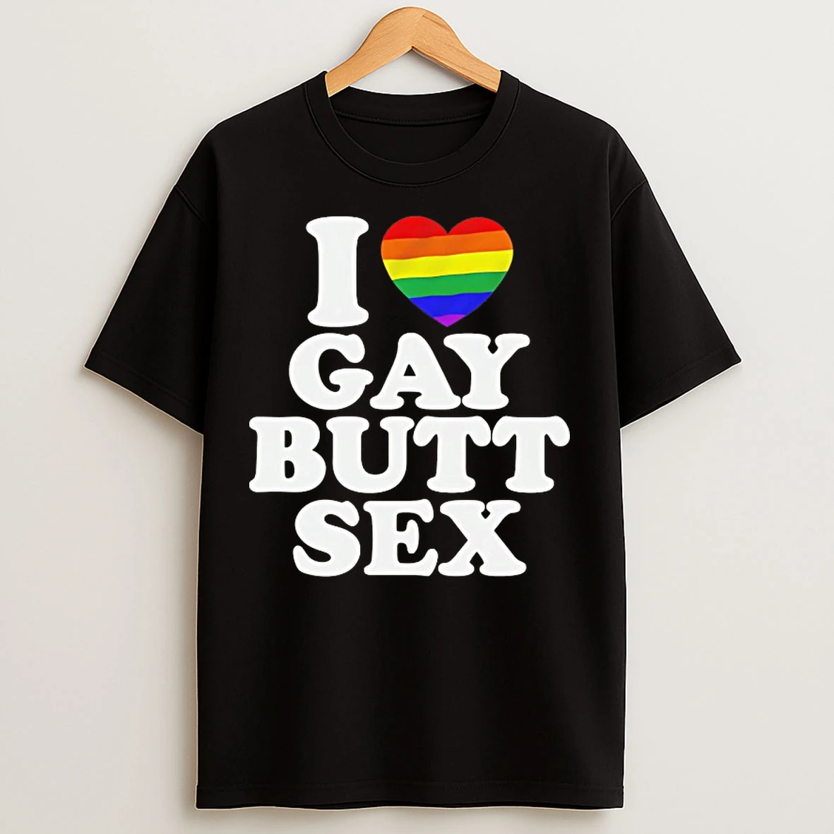 Classic I Heart Gay Butt Sex T Shirts