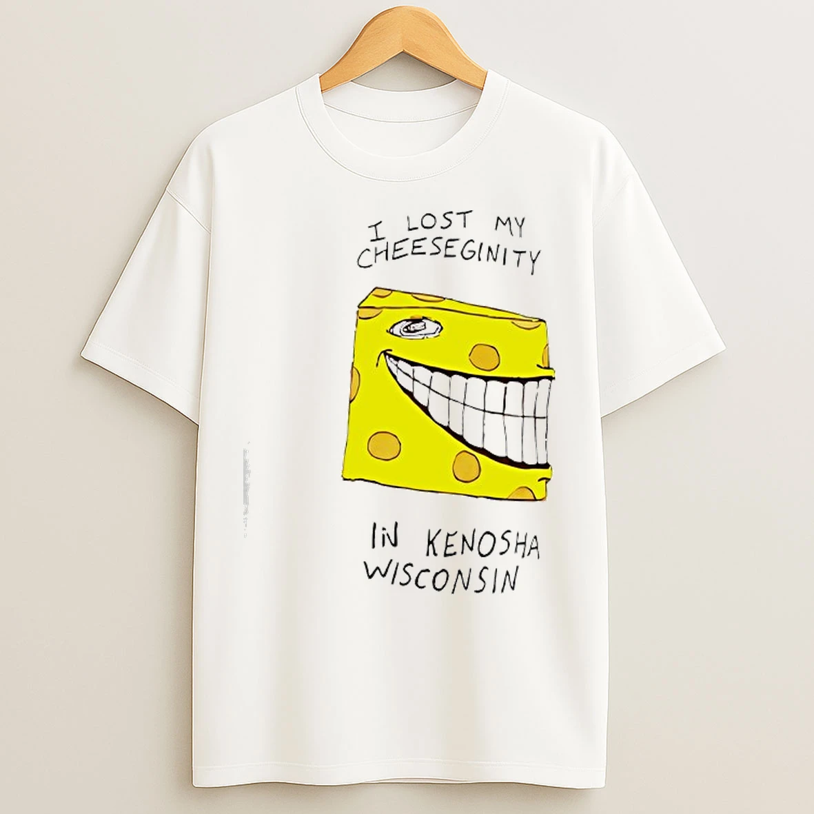 Classic I Lost My Cheeseginity In Kenosha Wisconsin Graphic T Shirts