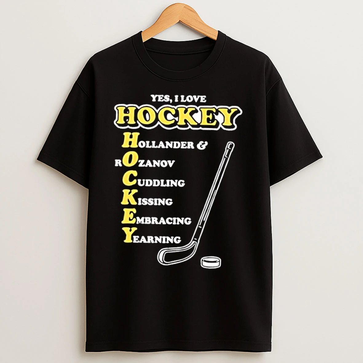 Classic I Love Hockey Acronym T Shirts