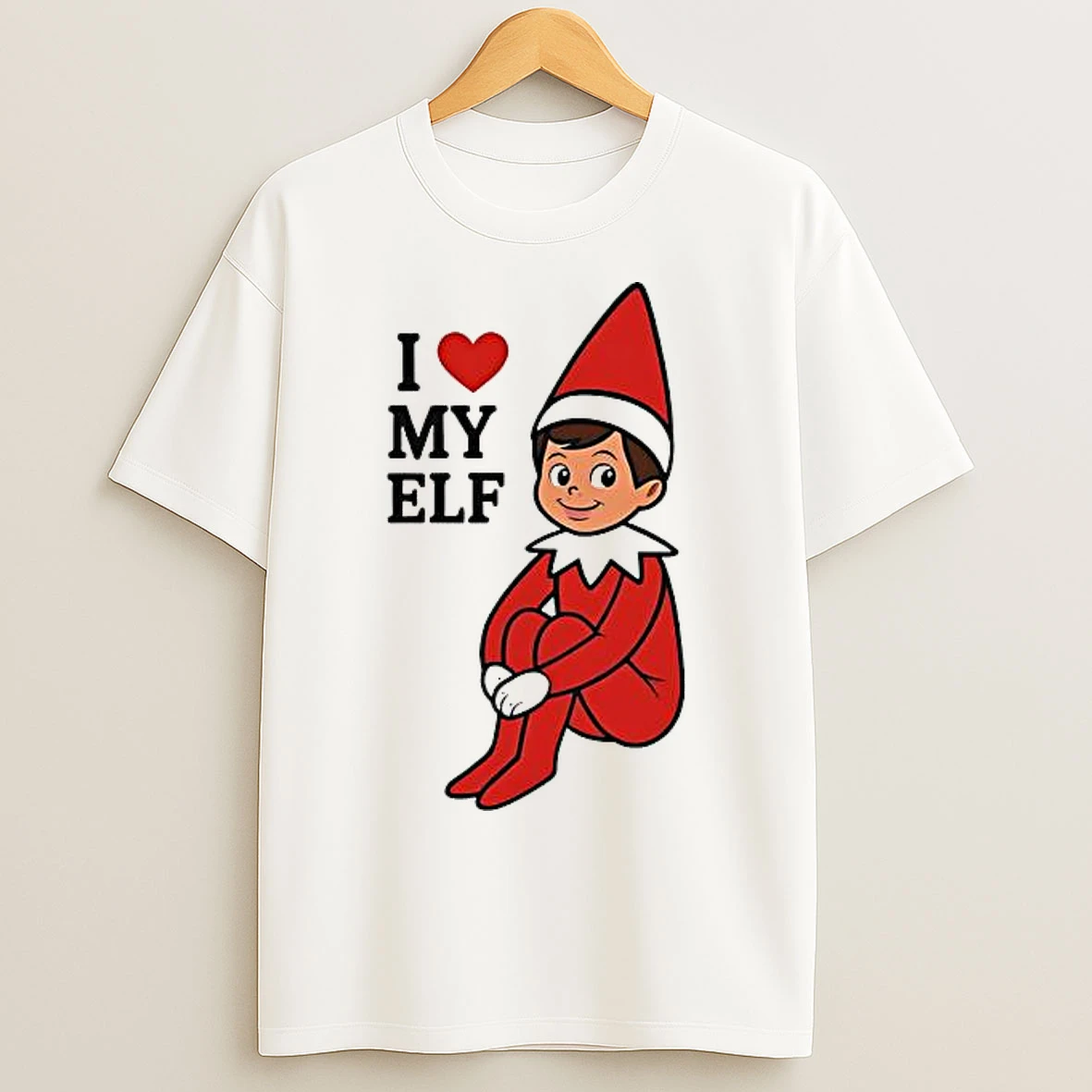 Classic I Love My Elf Shelf Christmas T Shirts