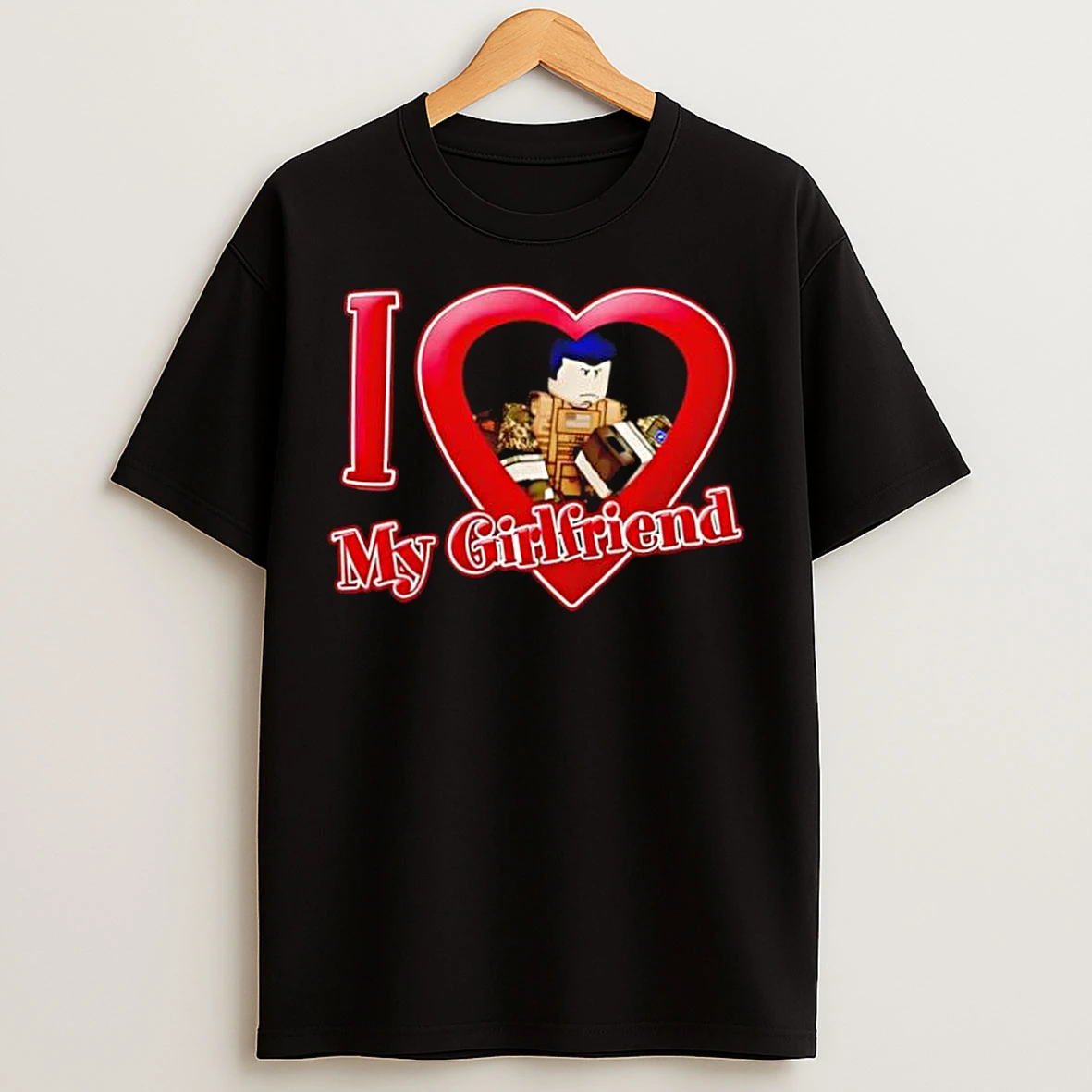 Classic I Love My Girlfriend Blox Watch Gamer T Shirts