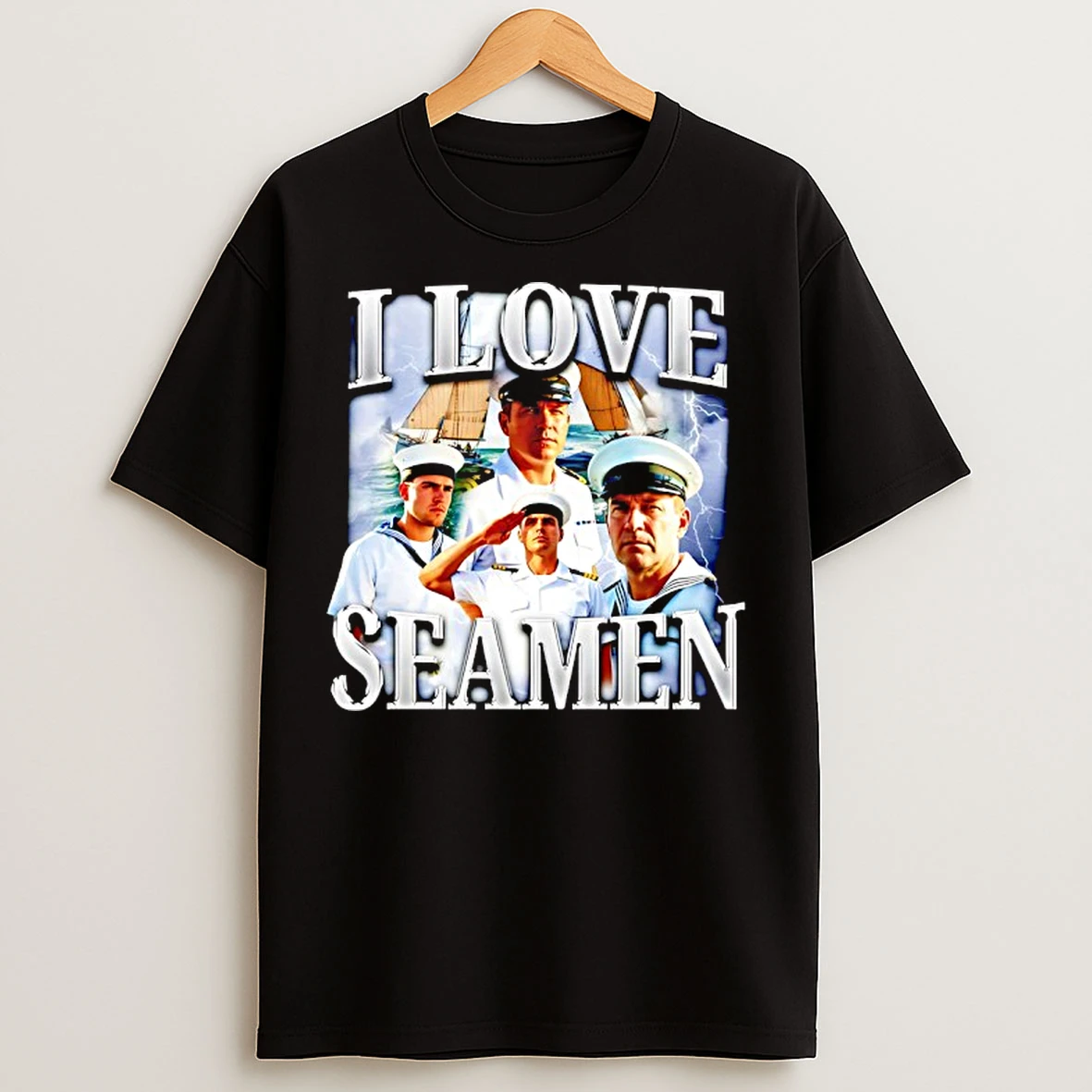 Classic I Love Seamen Graphic T Shirts