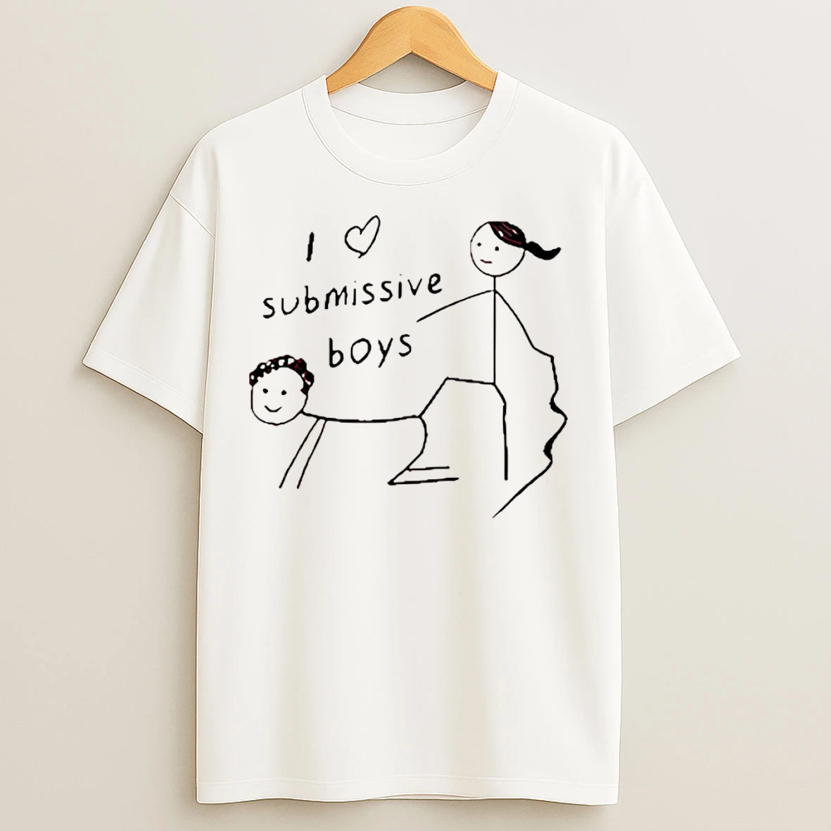 Classic I Love Submissive Boys T Shirts