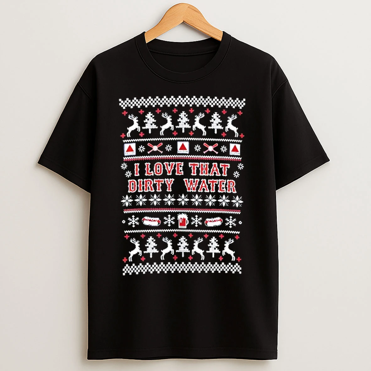 Classic I Love That Dirty Water Ugly T Shirts