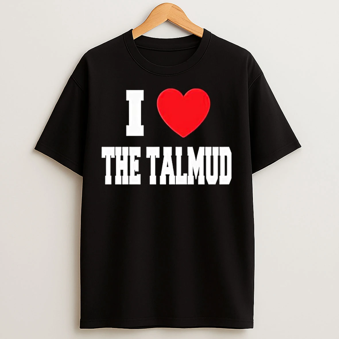 Classic I Love The Talmud Heart Symbol T Shirts