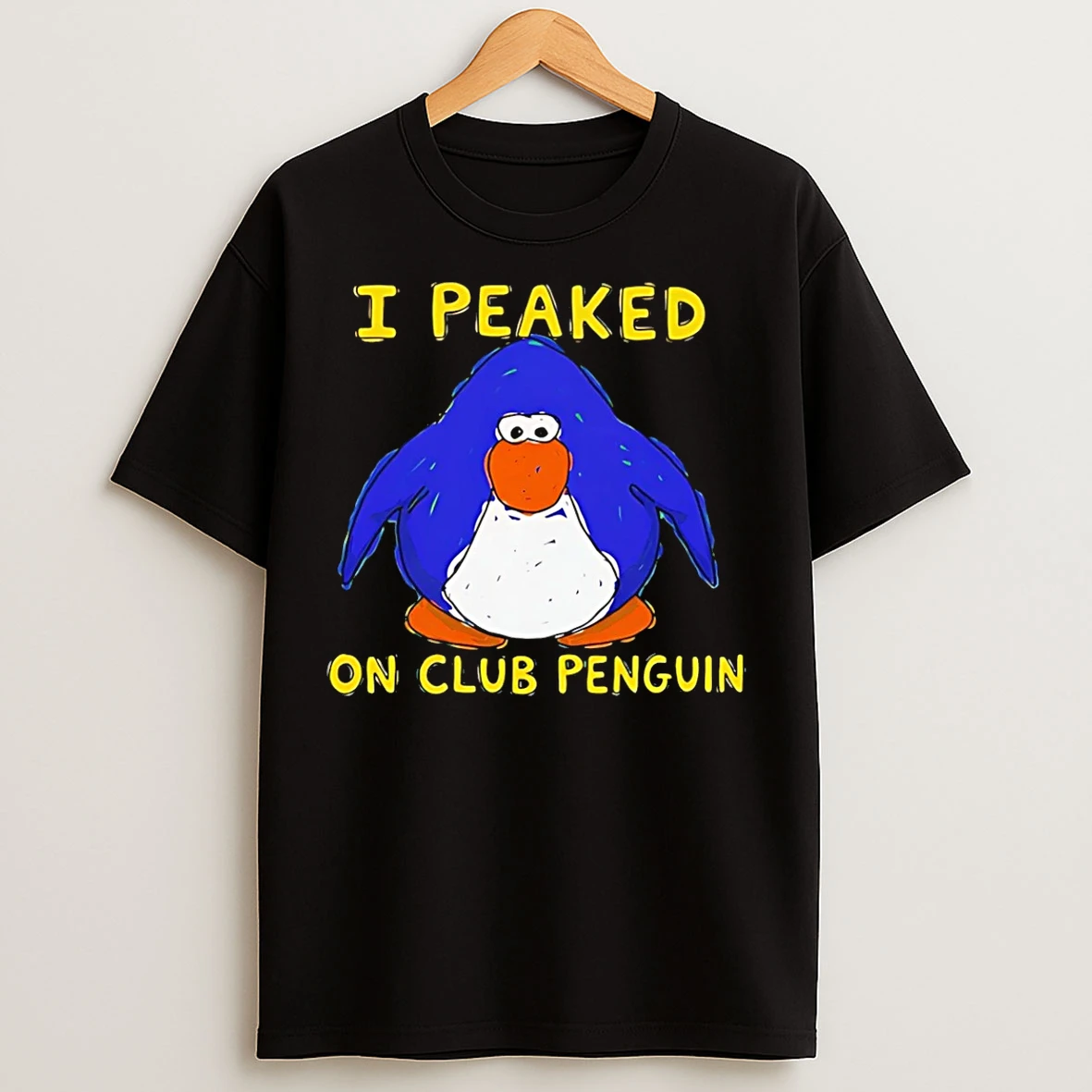 Classic I Peaked On Club Penguin T Shirts