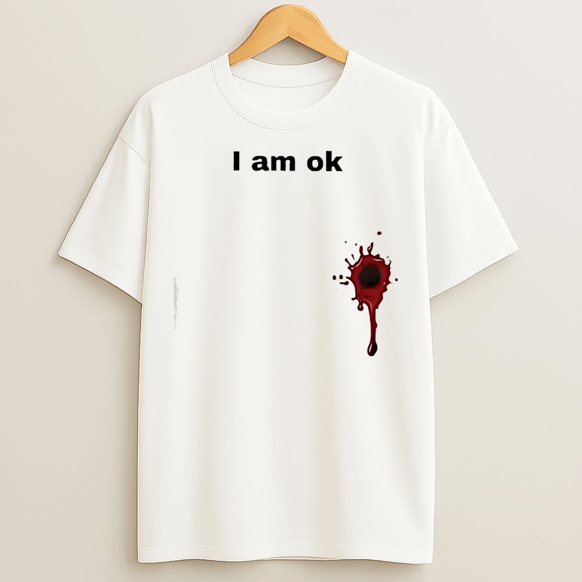 Classic I Am Ok Bloom Graphic T Shirts