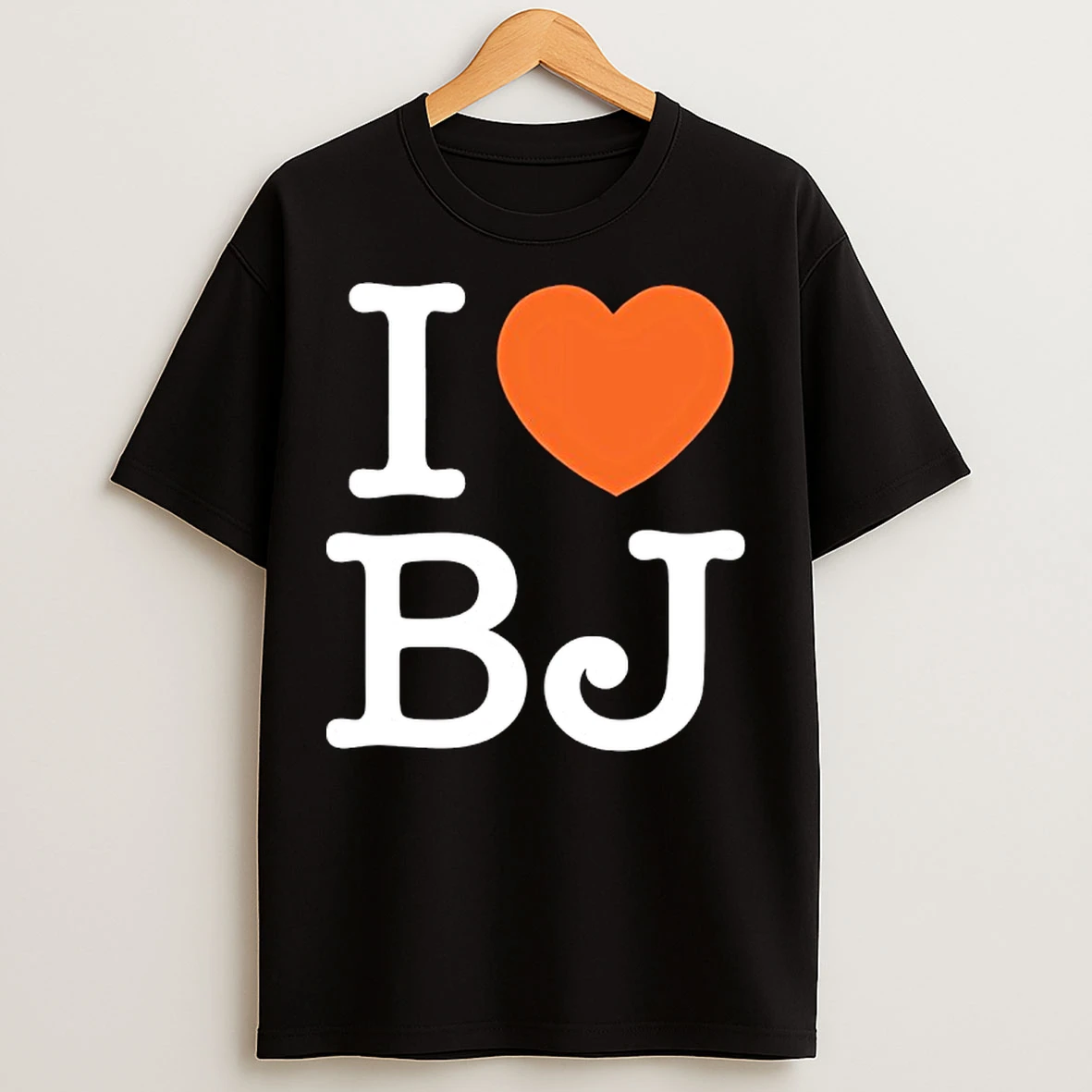 Classic I Love Bj Chicago Bears T Shirts