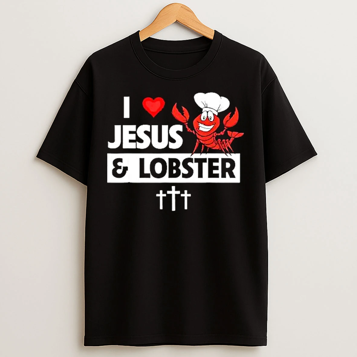 Classic I Love Jesus And Lobster Seafood Boil T Shirts