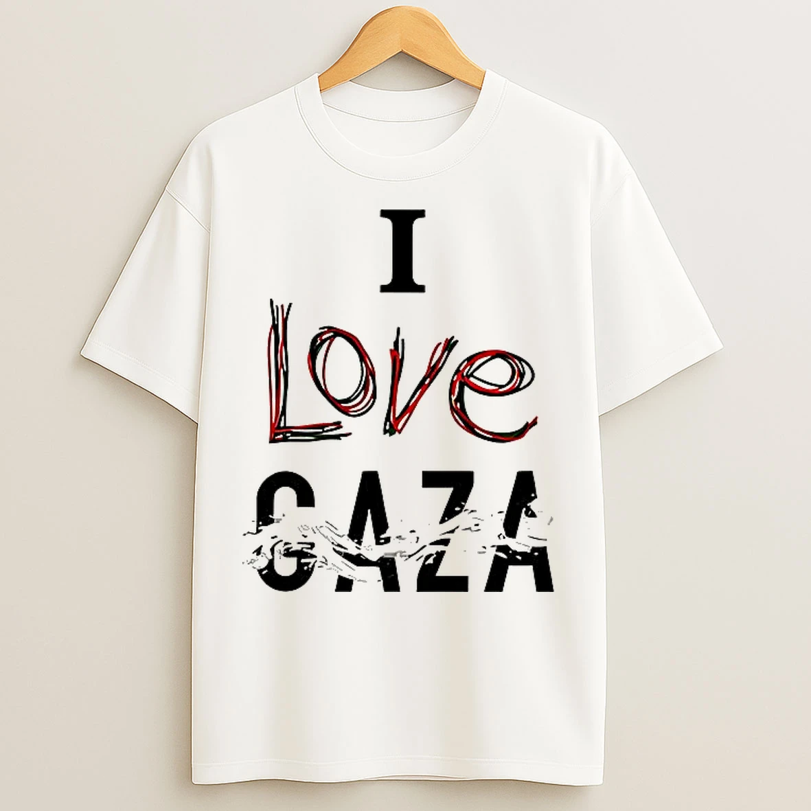 Classic I Love Gaza T Shirts