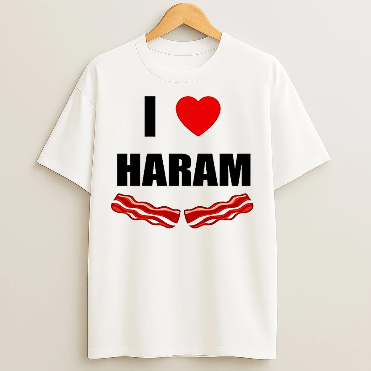 Classic I Love Haram Bacon T Shirts