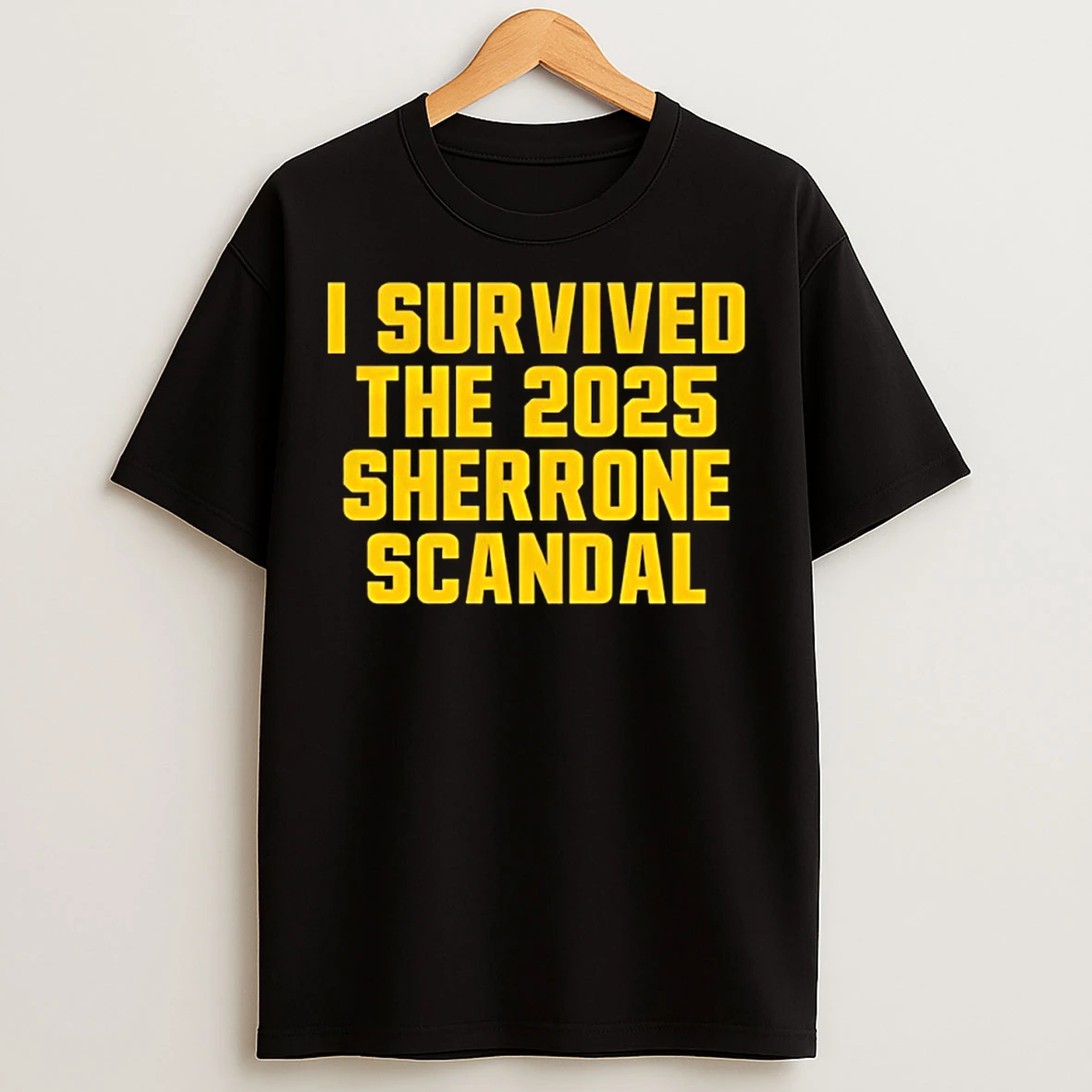 Classic I Survived The 2025 Sherrone Scandal T Shirts