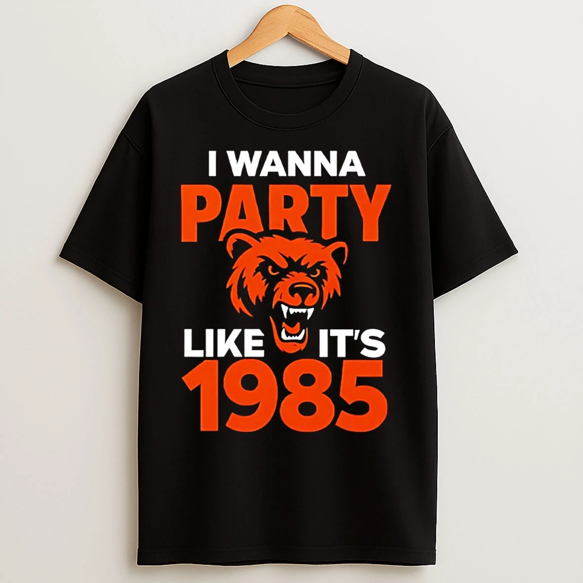 Classic I Wanna Party Like Its 1985 Chicago Bears T Shirts