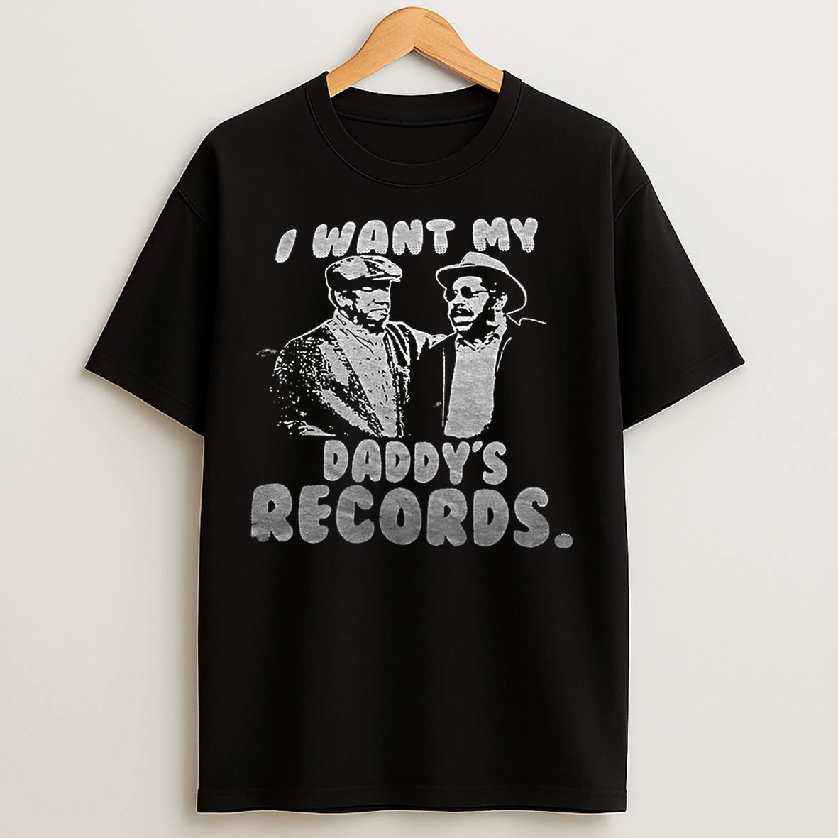 Classic I Want My Daddys Records Vintage T Shirts